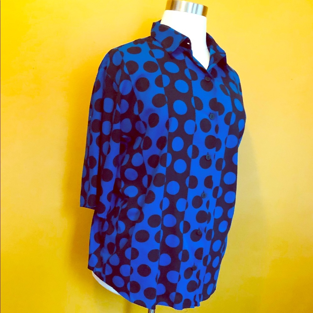 80’s Envy Polka Dot New Wave Blouse